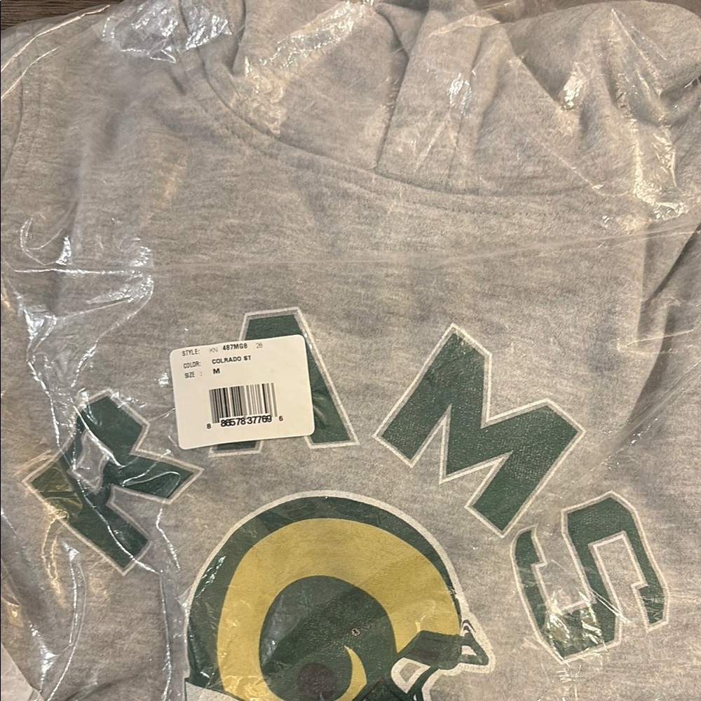 NWT [Gen.2] Colorado State Rams NCAA Icon Hooded Sweatshirt Youth Sz M (10/12) - Picture 2 of 5